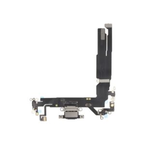 Cabo flex com conector de carregamento preto para iPhone 17