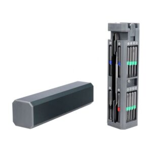Kit de Chave com 28 pontas, pinça e ferramentas de abertura