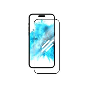 Película de vidro temperado com moldura preta para iPhone 17 PRO MAX